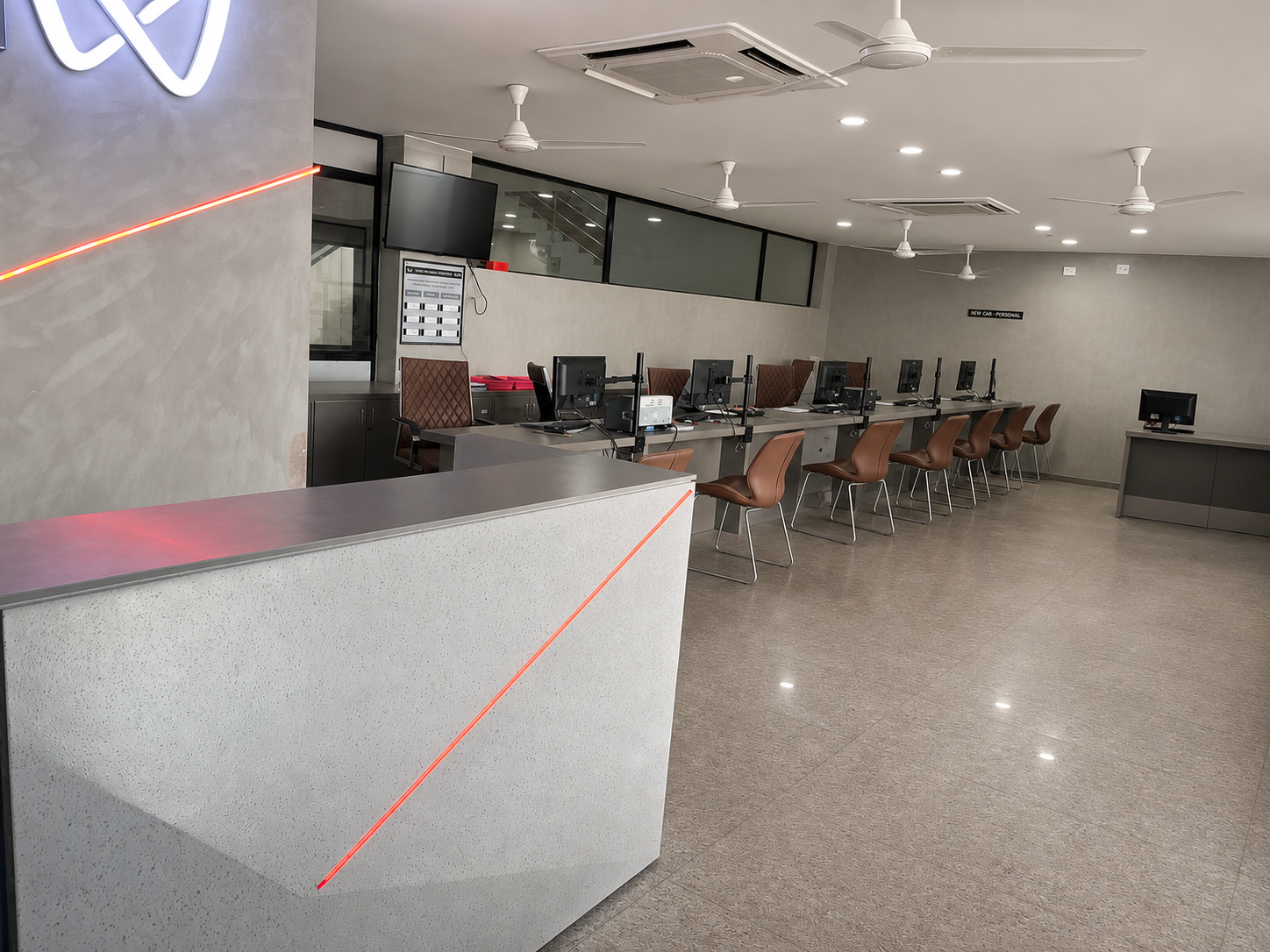 Service bay at Aditya Motors workshop